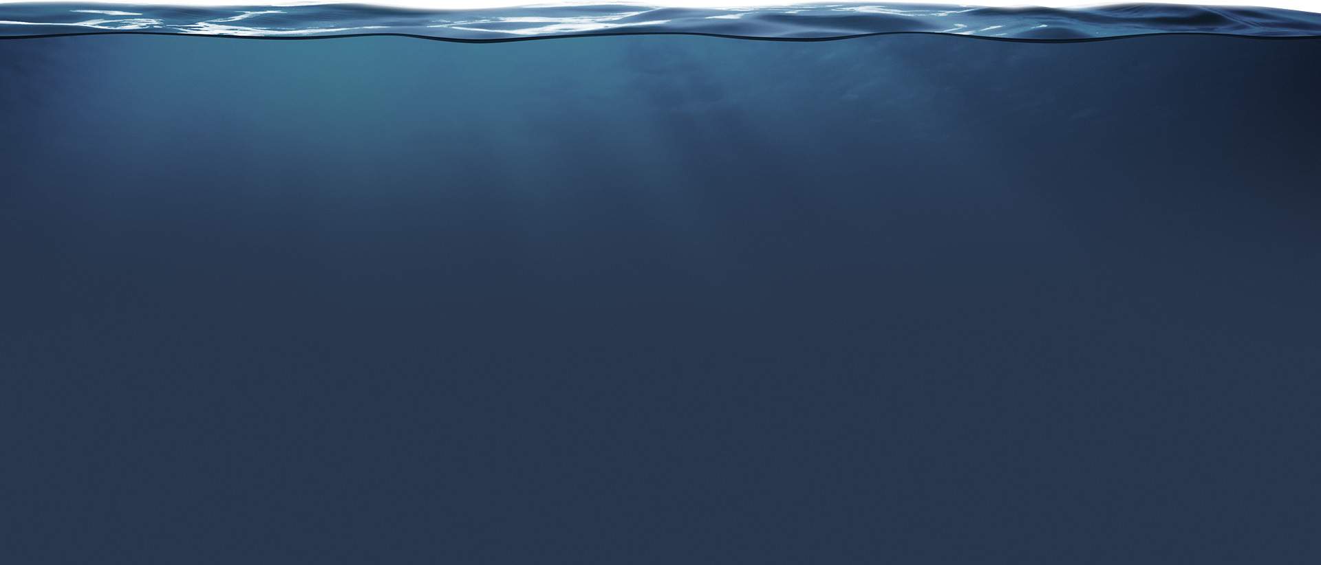 under the water